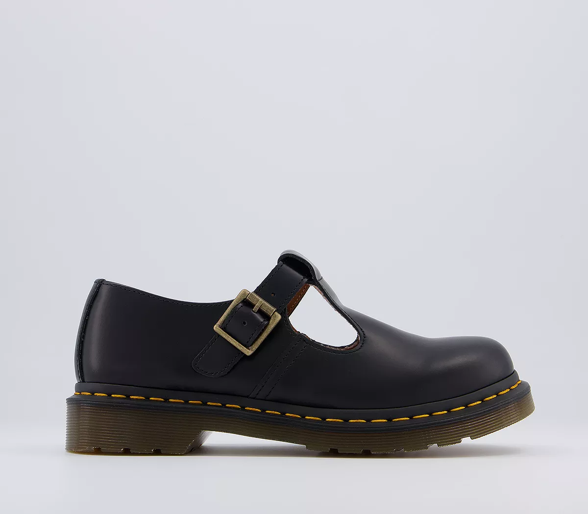 Dr. Martens Polley T Bar Shoes Black