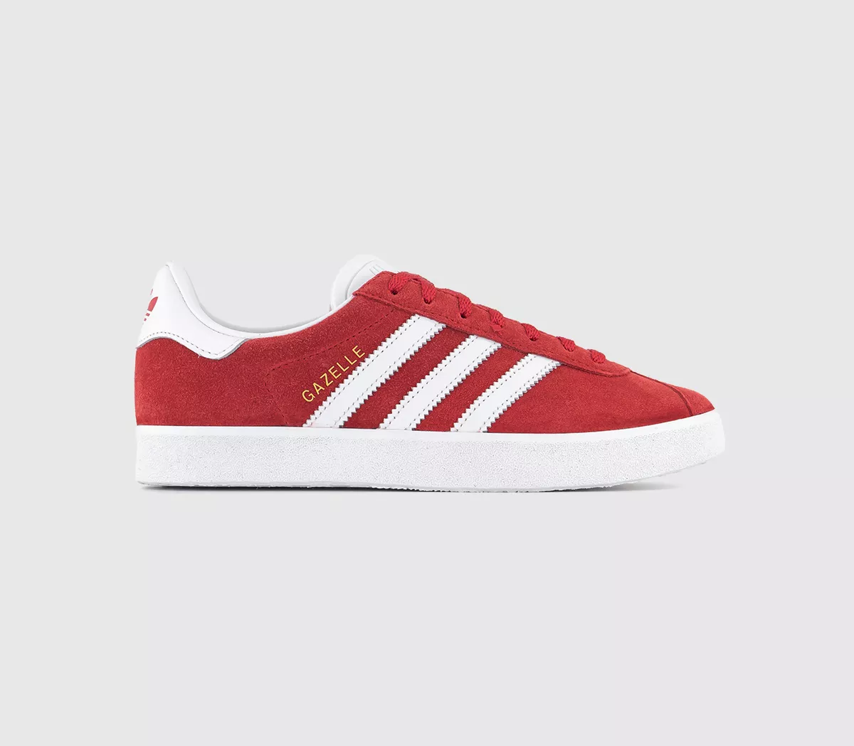 adidas Gazelle 85 Trainers Scarlet White Gold Met