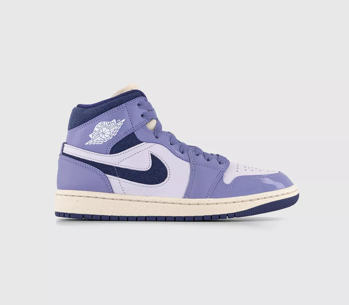 Jordan Air Jordan 1 Mid Trainers Sky Light Purple Barely Grape Guava Ice