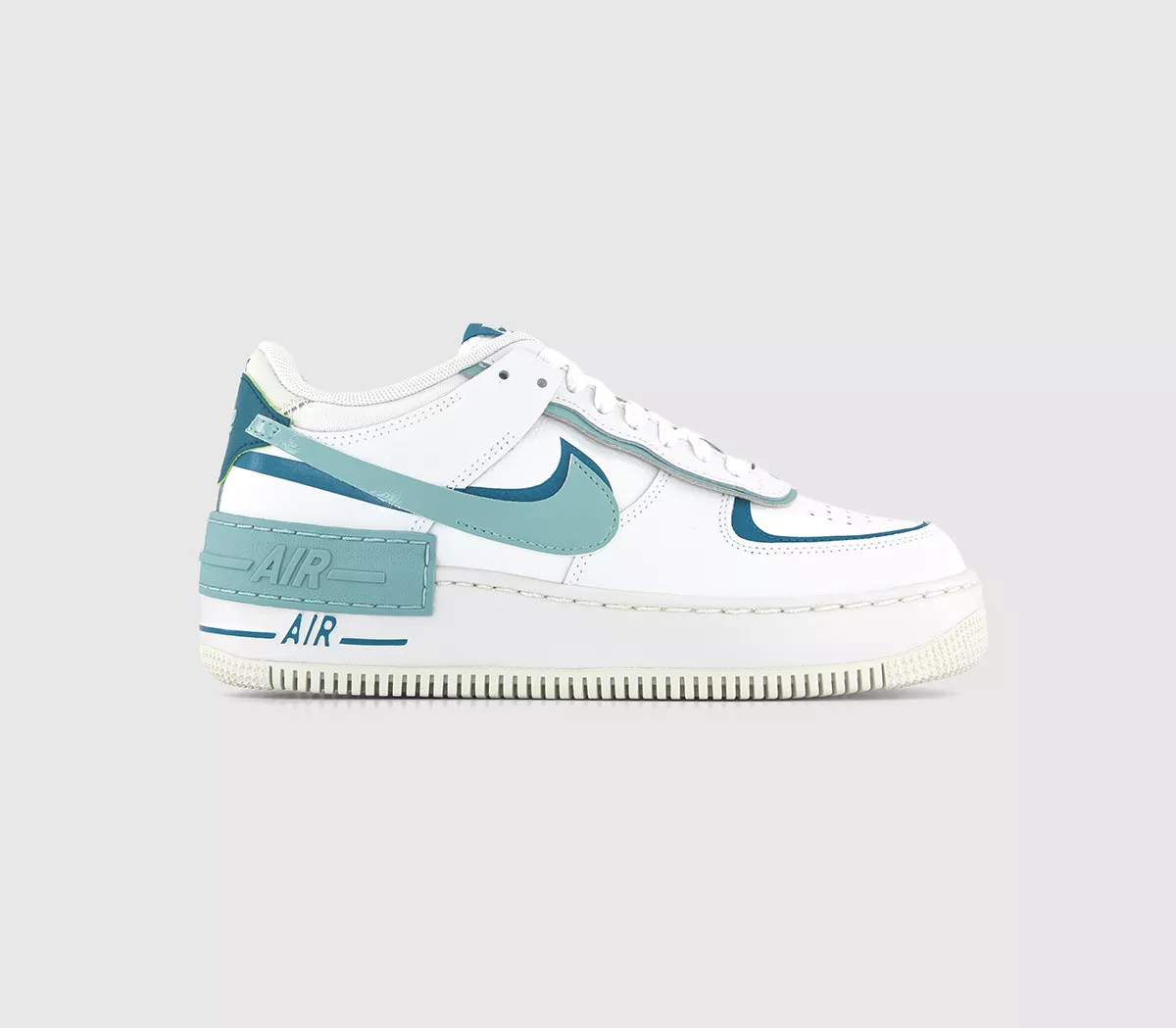 Nike Air Force 1 Shadow Trainers Summit White Mineral Industrial Blue