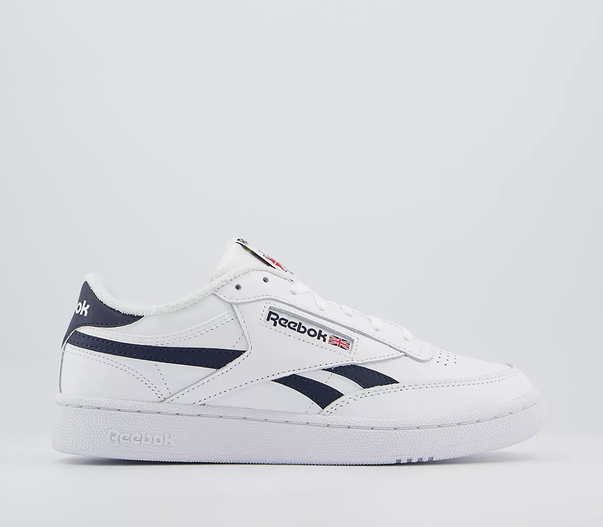 Reebok Club C Revenge Trainers White Navy