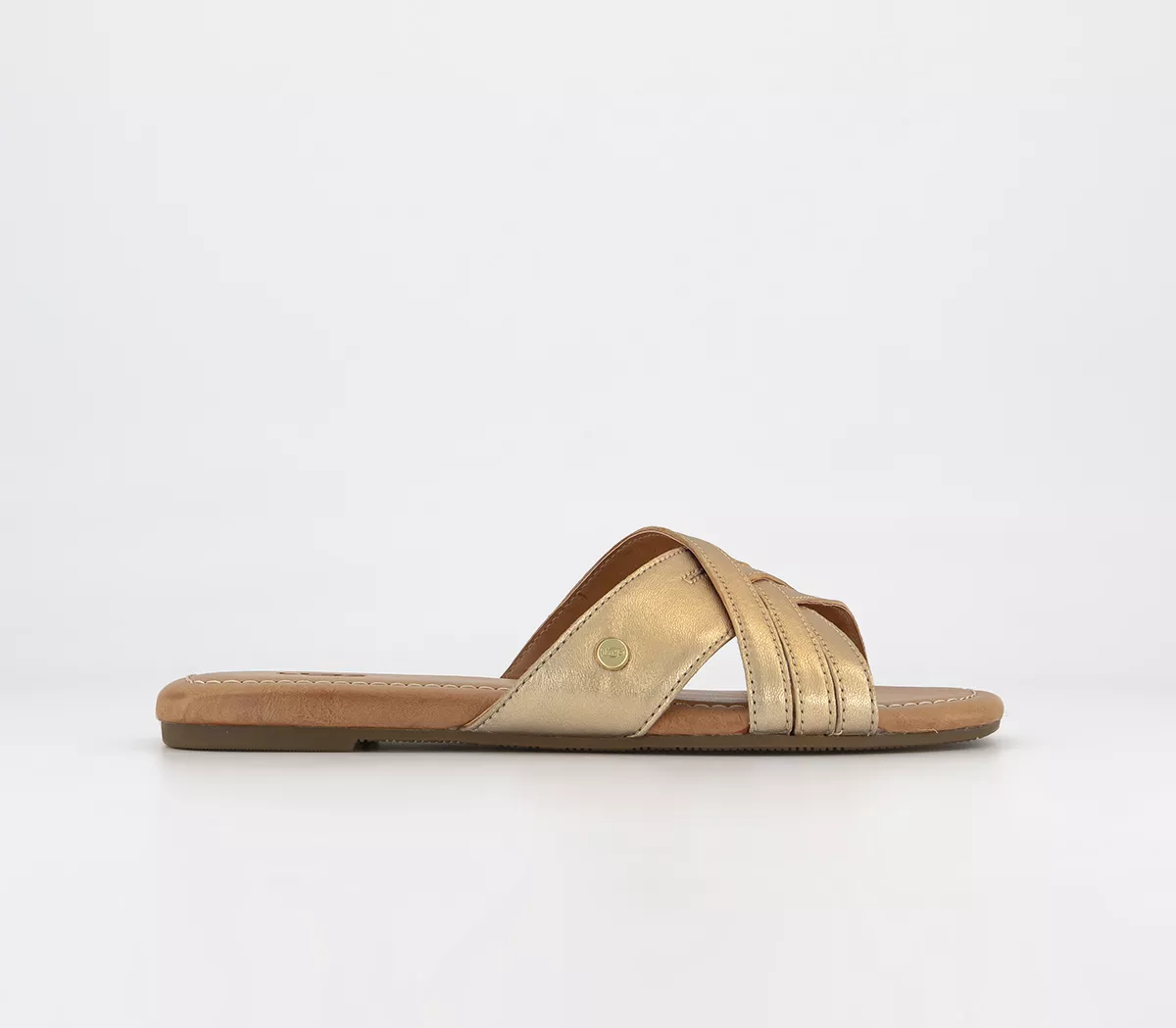 UGG Kenleigh Slides Gold Metallic