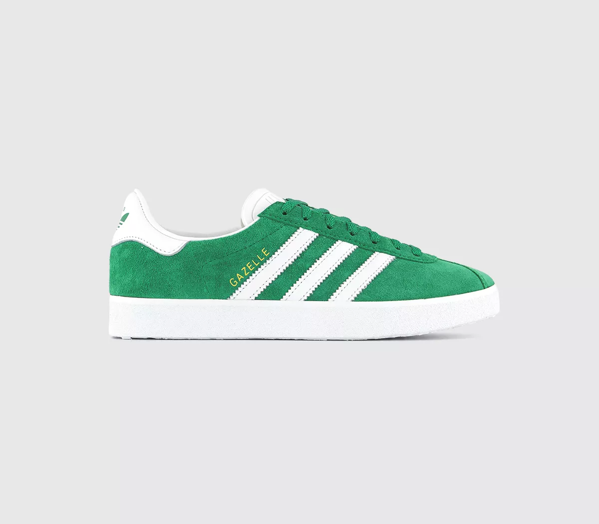 adidas Gazelle 85 Trainers Green White Gold Met