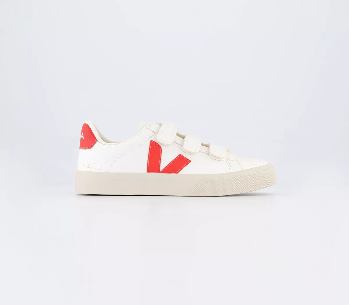 VEJA Recife Trainers  White Rose Fluo