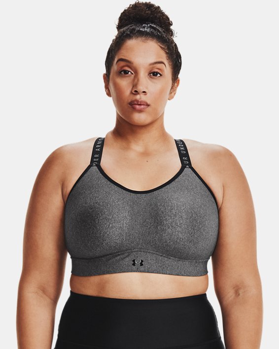 Women's UA Infinity Mid Heather Cover Sports Bra