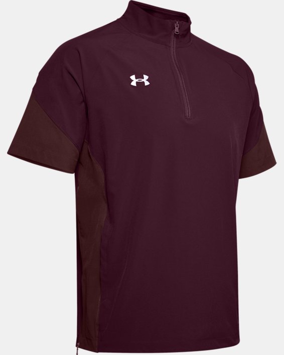 Men's UA Squad Coach's Short Sleeve  Zip
