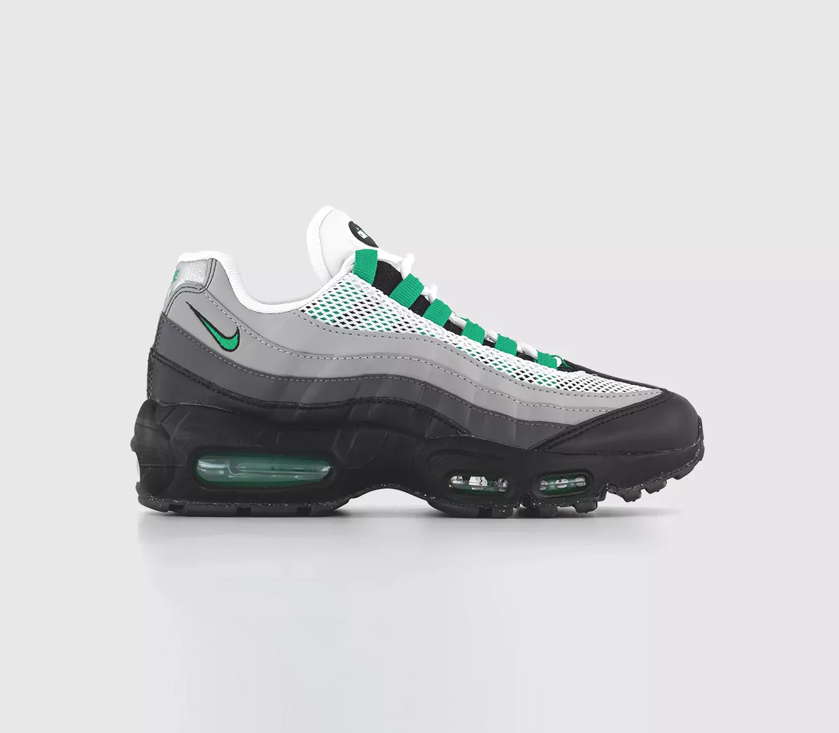 Nike Air Max 95 Trainers Black Stadium Green Pearl Grey