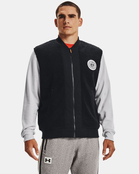 Men's UA Rival Fleece Alma Mater Bomber Jacket