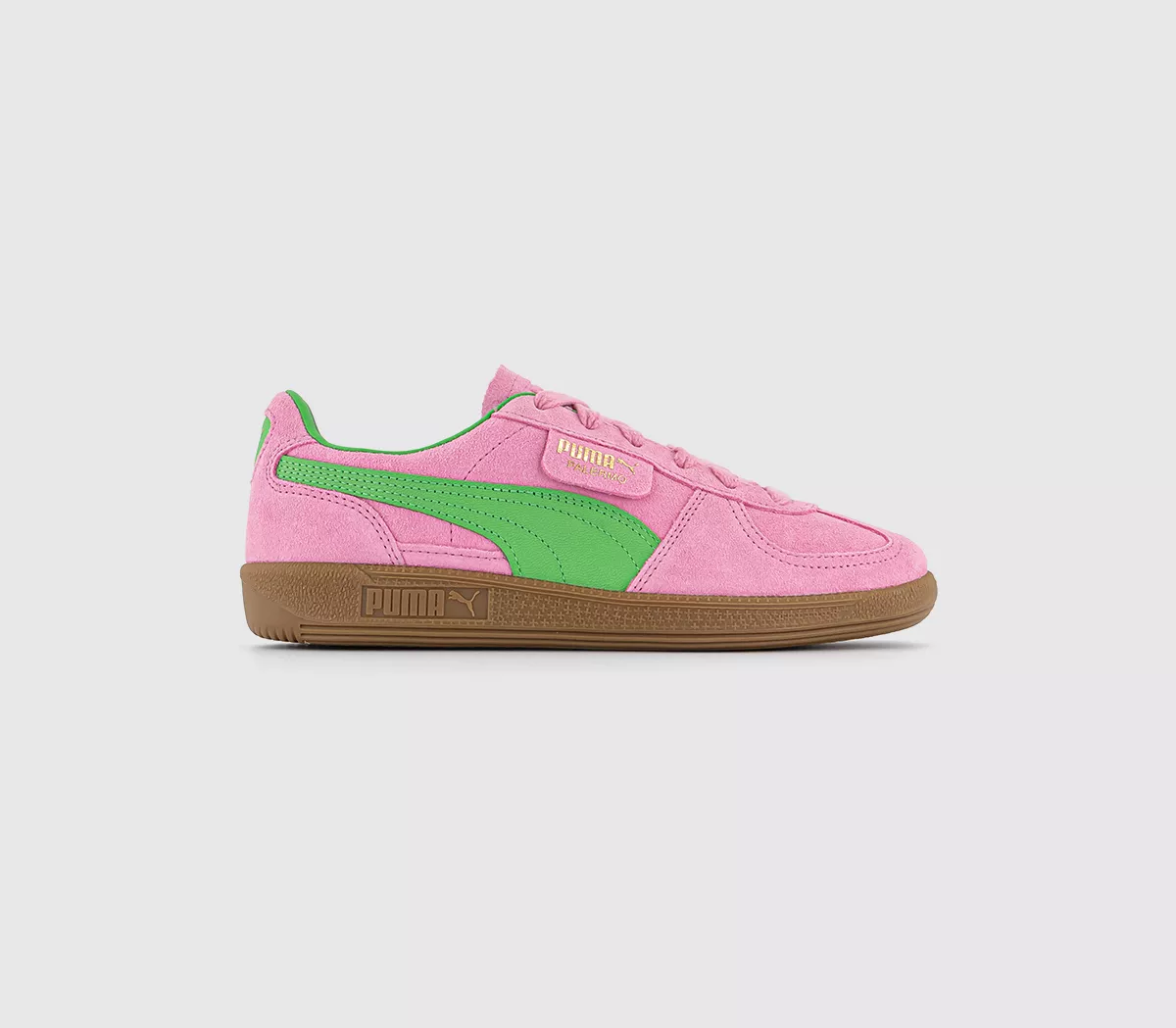 Puma Palermo Trainers  Pink Delight Puma Green