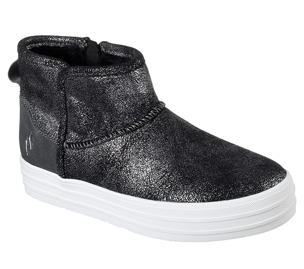 Skechers Women Double Up - Warm Shine Charcoal/Silver