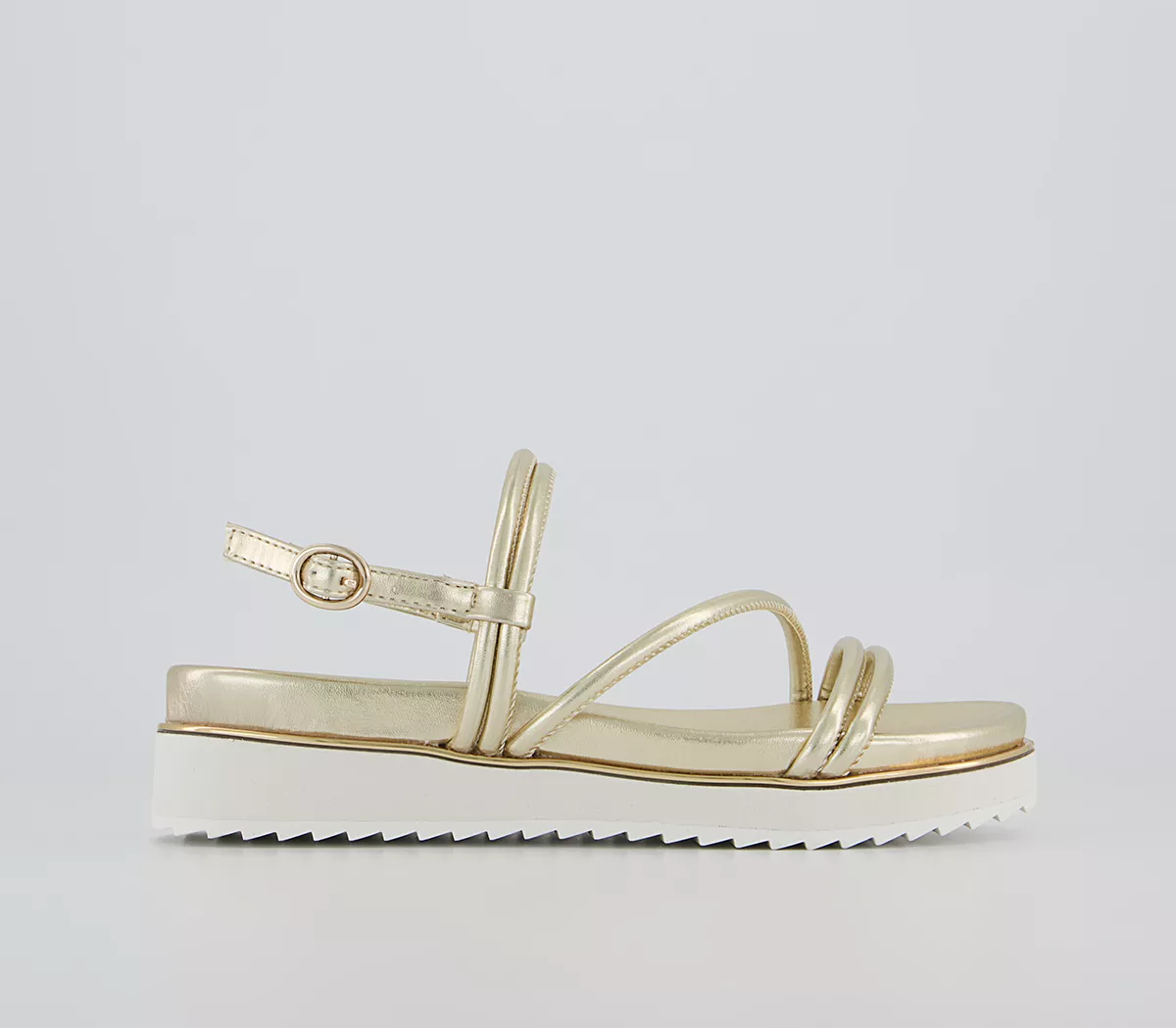 OFFICE Salem Gold Detail Sandals Gold