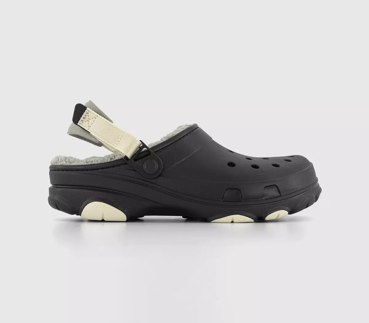 Crocs All Terrain Lined Clogs M Black Bone