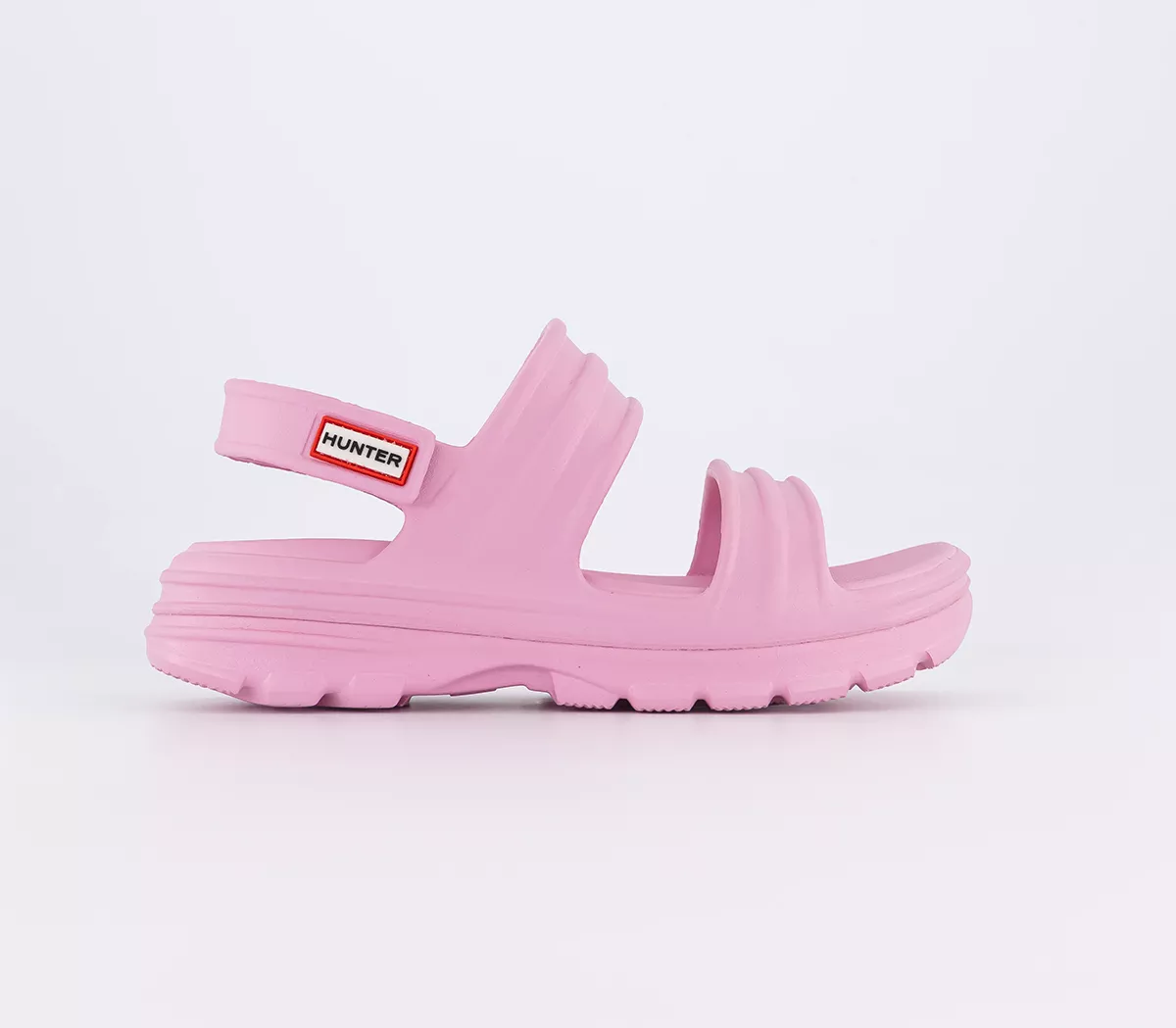 Hunter Bloom Algae Foam Sandals Pink Fizz