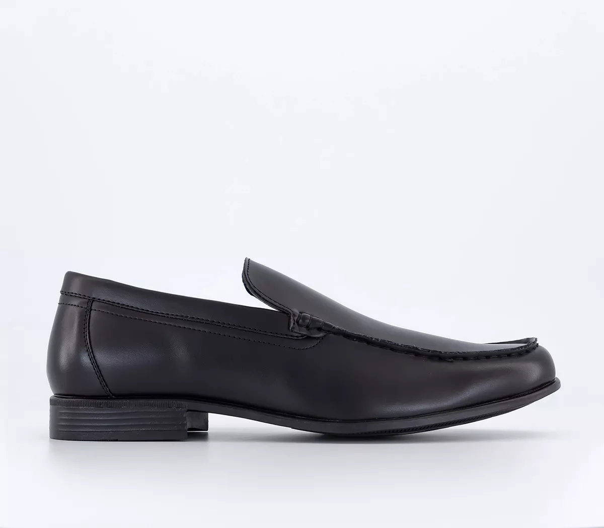 OFFICE Murray Stitched Apron Loafers Black