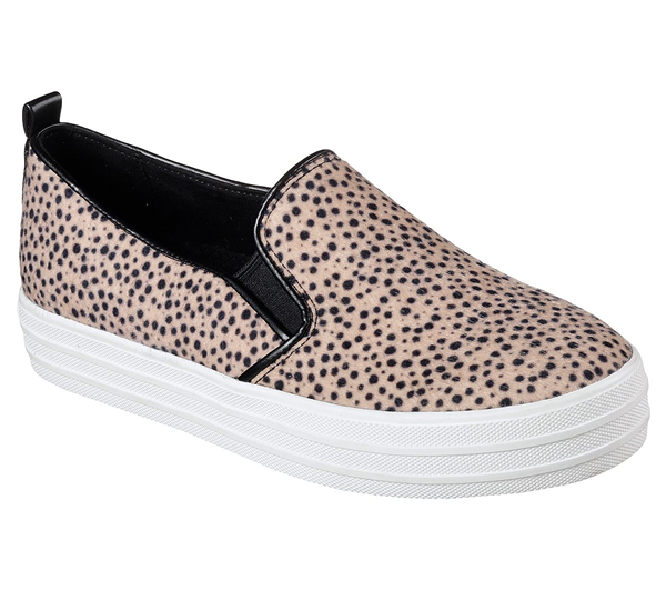 Skechers Women Double Up - Jungle Jaunt Leopard