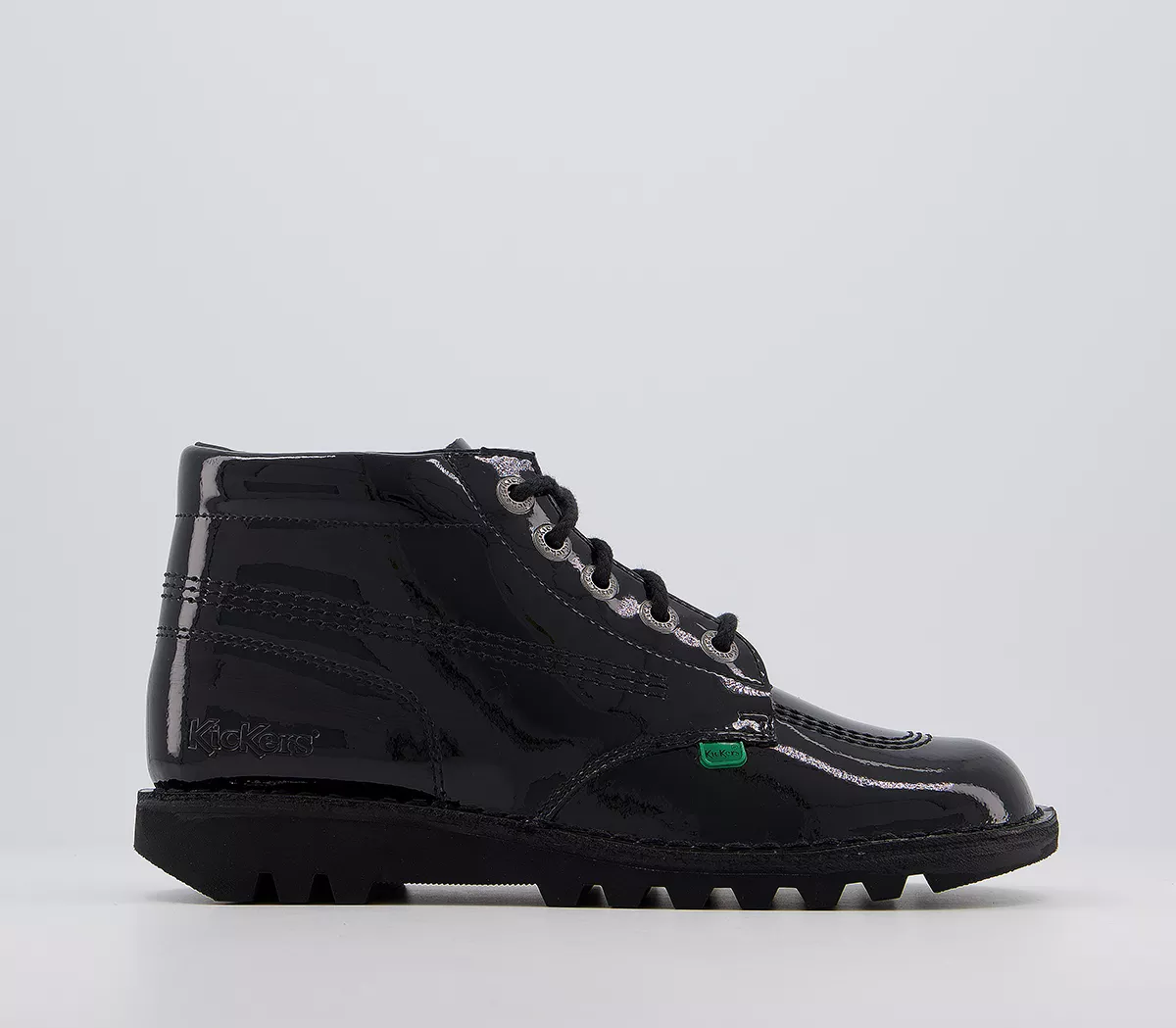 Kickers Kick Hi Boots Black Patent
