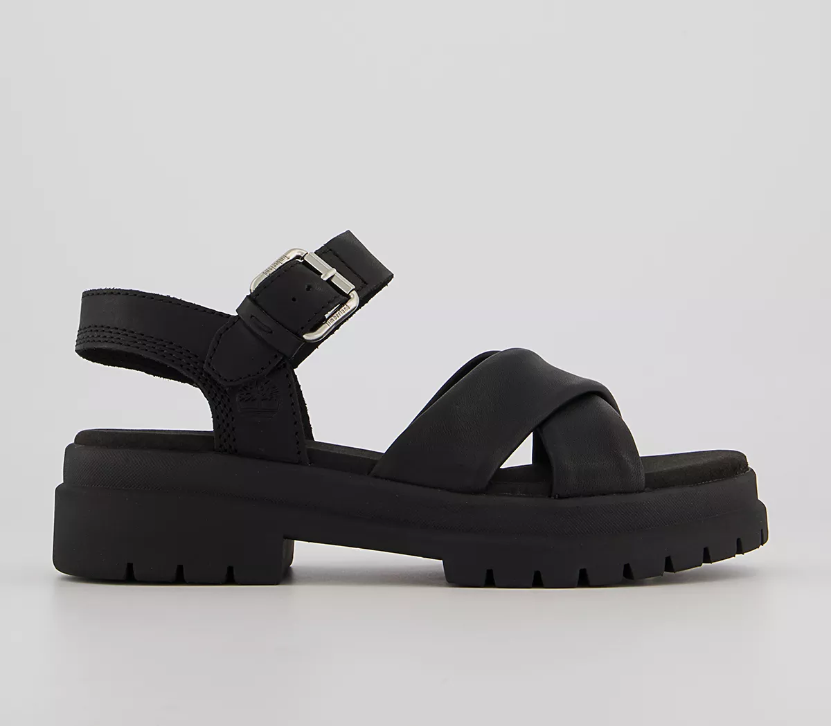 Timberland London Vibe X Strap Sandals Black Full Grain