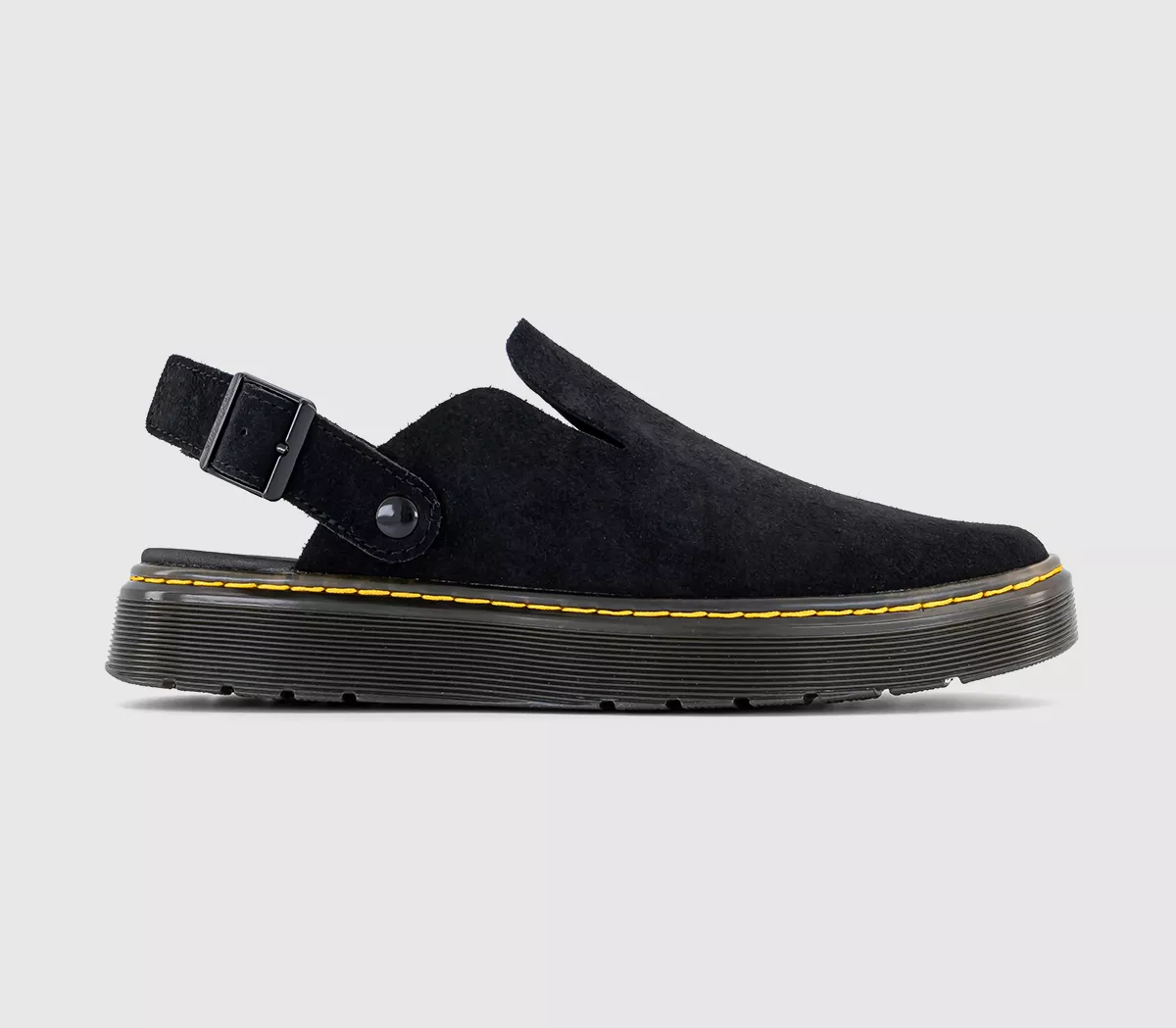 Dr. Martens Carlson Mules Black Eh Suede Mb