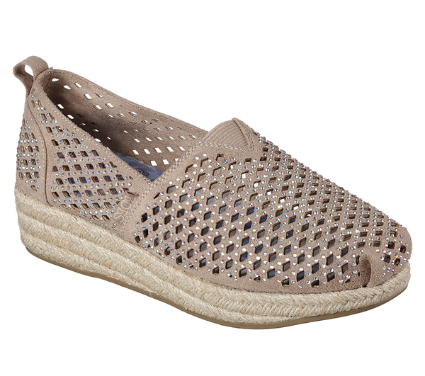 Skechers Women Bobs Highlights - Glamsquad Taupe