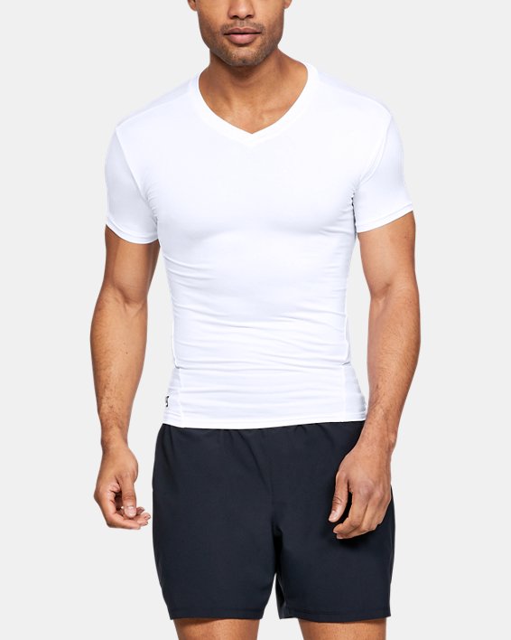 Men's Tactical HeatGear Compression V-Neck T-Shirt