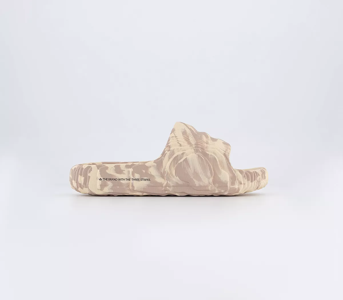 adidas Adilette 22 Slides Sand Strata Wonder Taupe Core Black