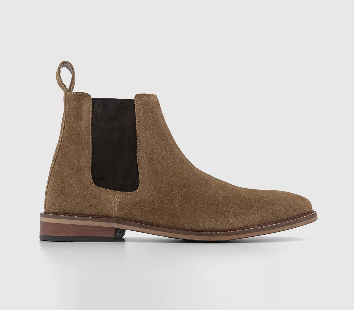 OFFICE Beacon Chelsea Boots Tan Suede