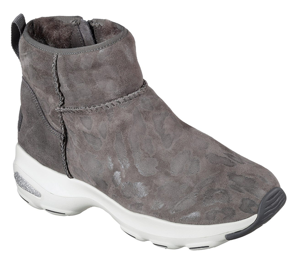 Skechers Women D'Lites Ultra - Leopard Charcoal