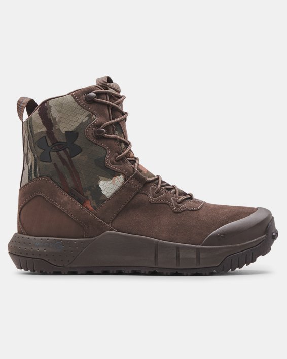 Men's UA Micro G Valsetz Leather Waterproof Camo Tactical Boots