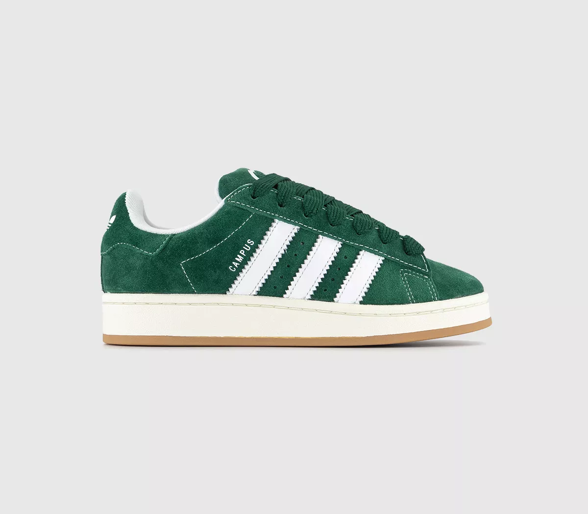 adidas Campus 00s Trainers Dark Green White Off White