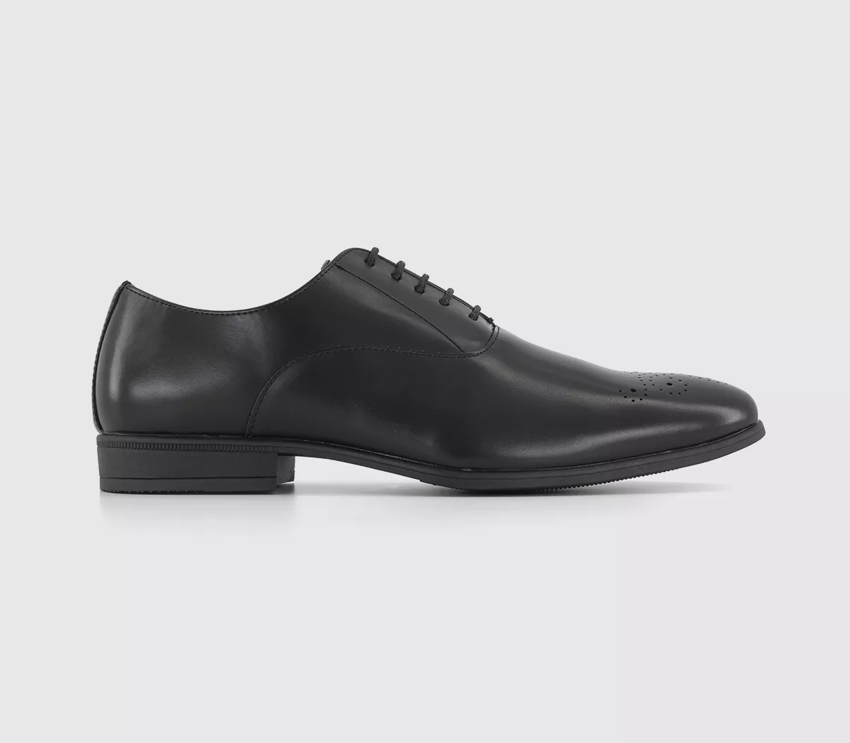 OFFICE Marlo 5 Eye Toerose Oxford Shoes Black