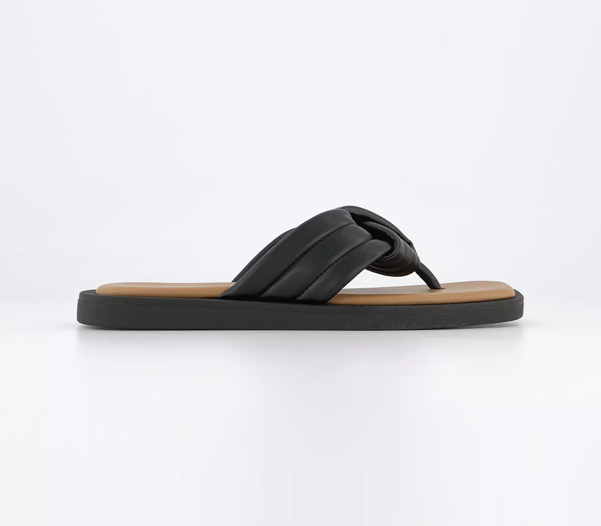 EARTHADDICT Saffron Toe Thong Black