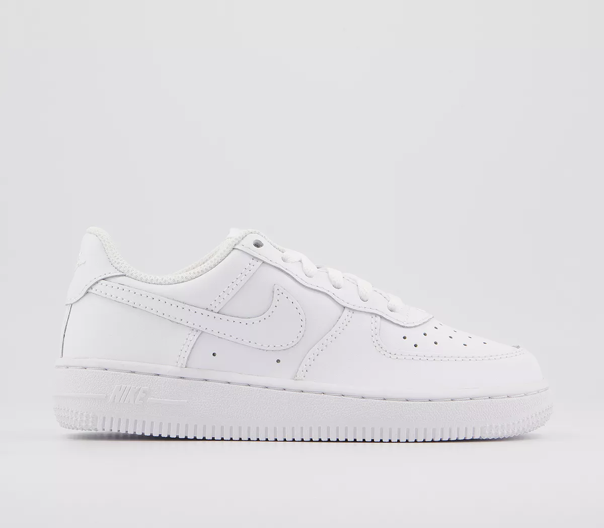 Nike Air Force 1 Kids Trainers White White White