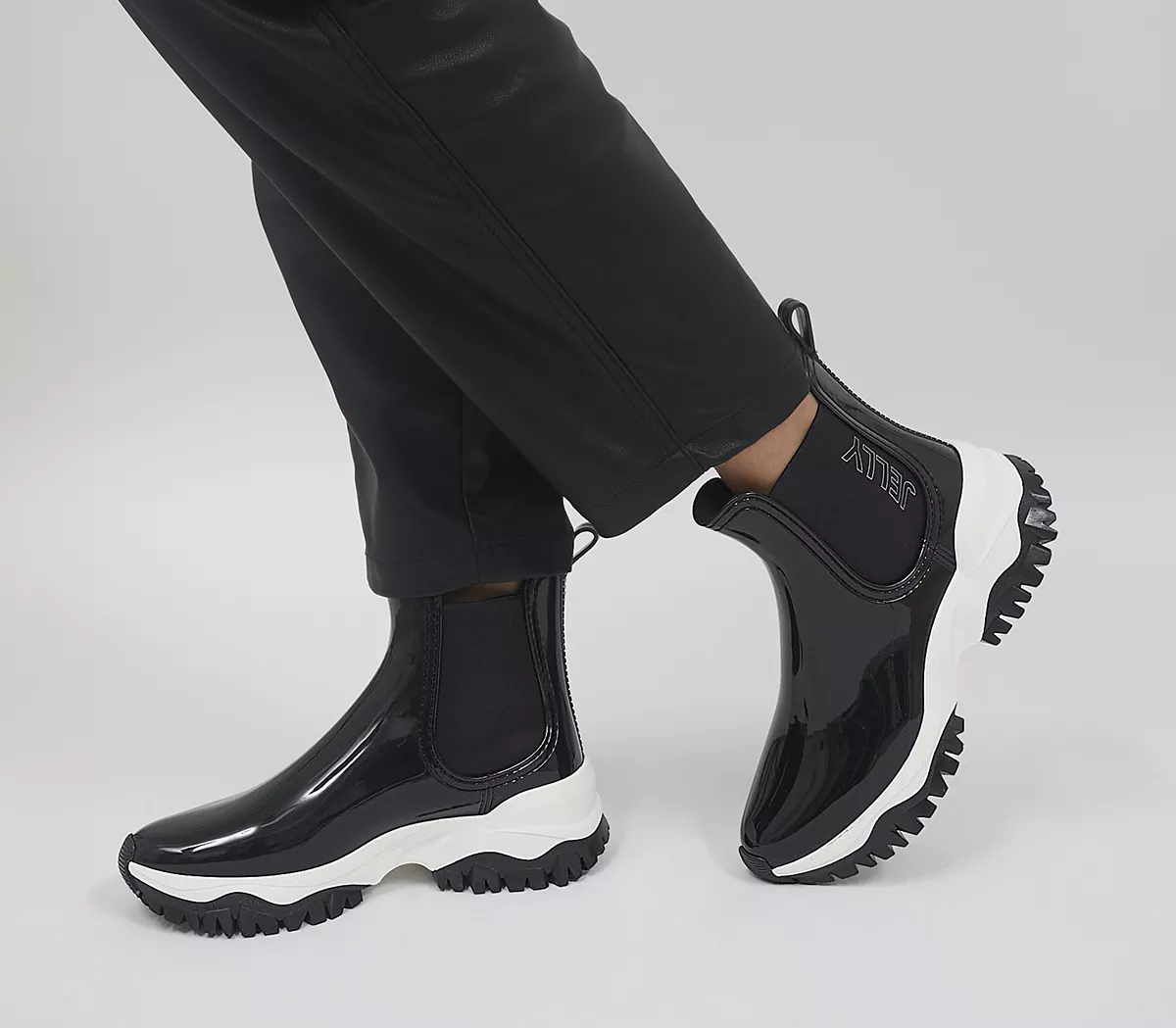 Lemon Jelly Jayden Ankle Rainboots Black