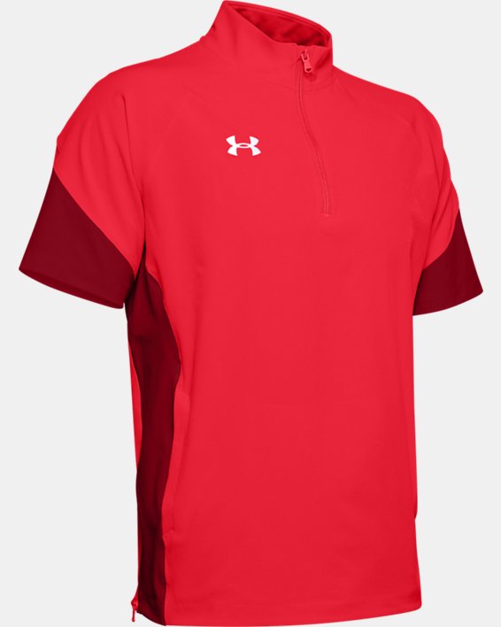 Men's UA Squad Coach's Short Sleeve  Zip
