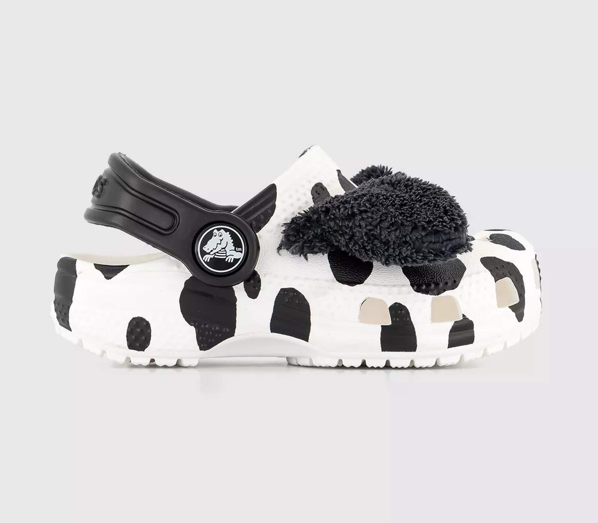 Crocs Classic Toddler Clogs Dalmation White Black