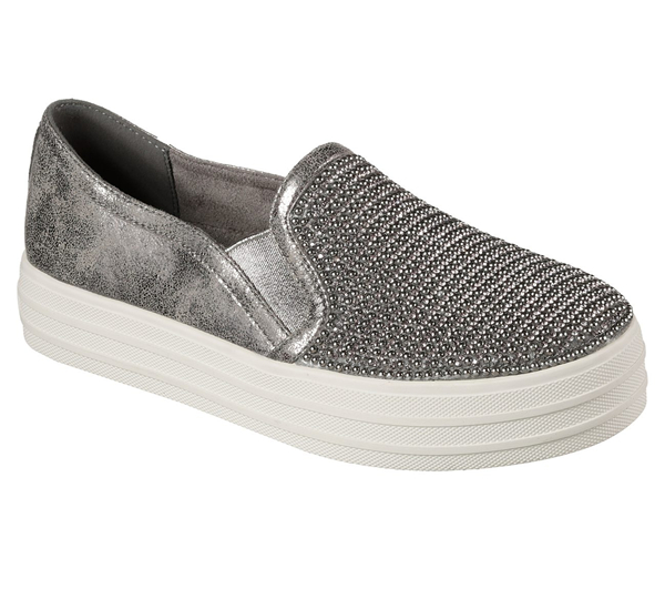 Skechers Women Double Up - Shiny Dancer Pewter