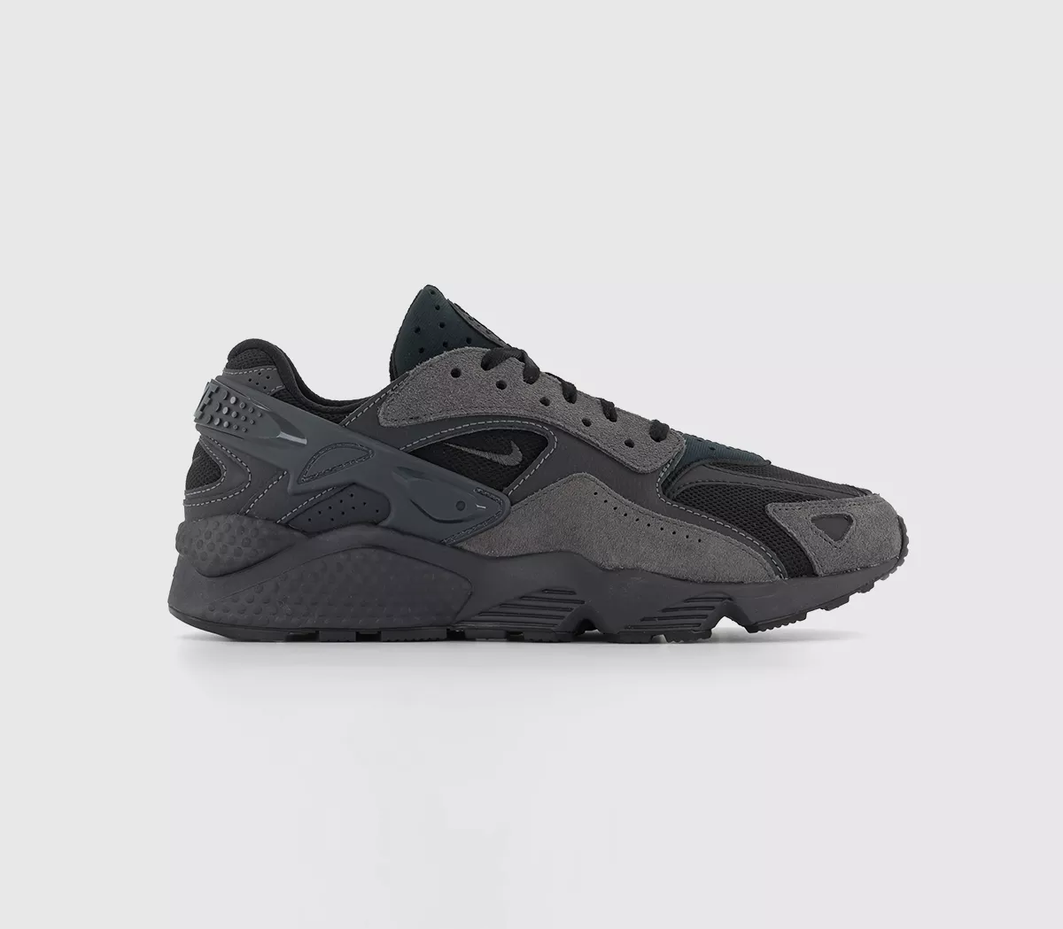 Nike Nike Air Huarache Runner Trainers Black Medium Ash Anthracite
