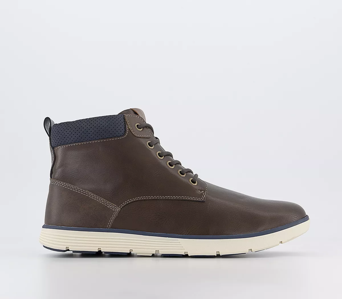 OFFICE Calverton Mid Top Sneaker Boots Brown