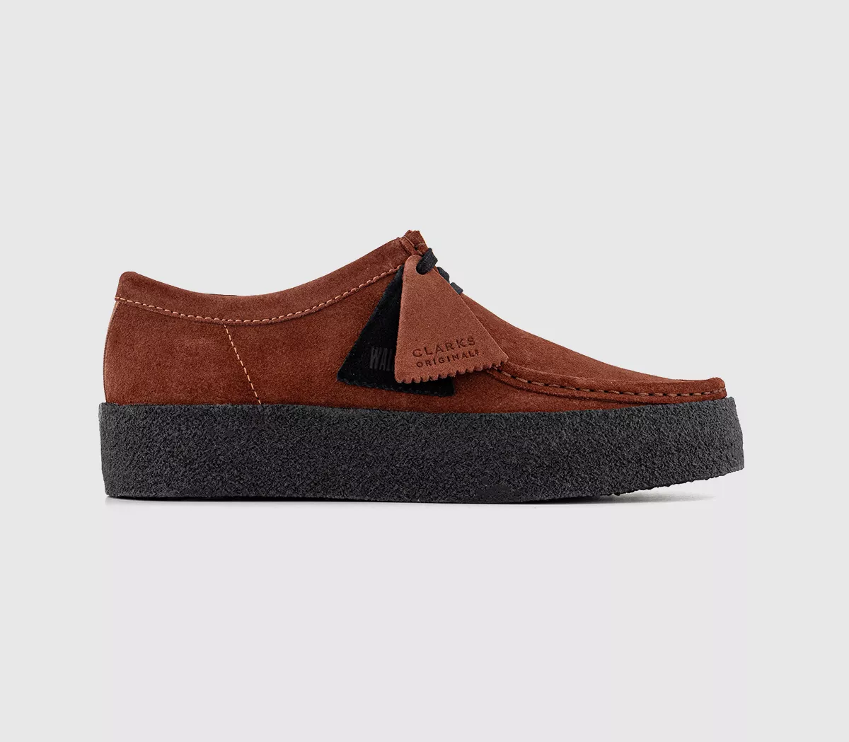 Clarks Originals Wallabee Cup Shoes Rust Suede