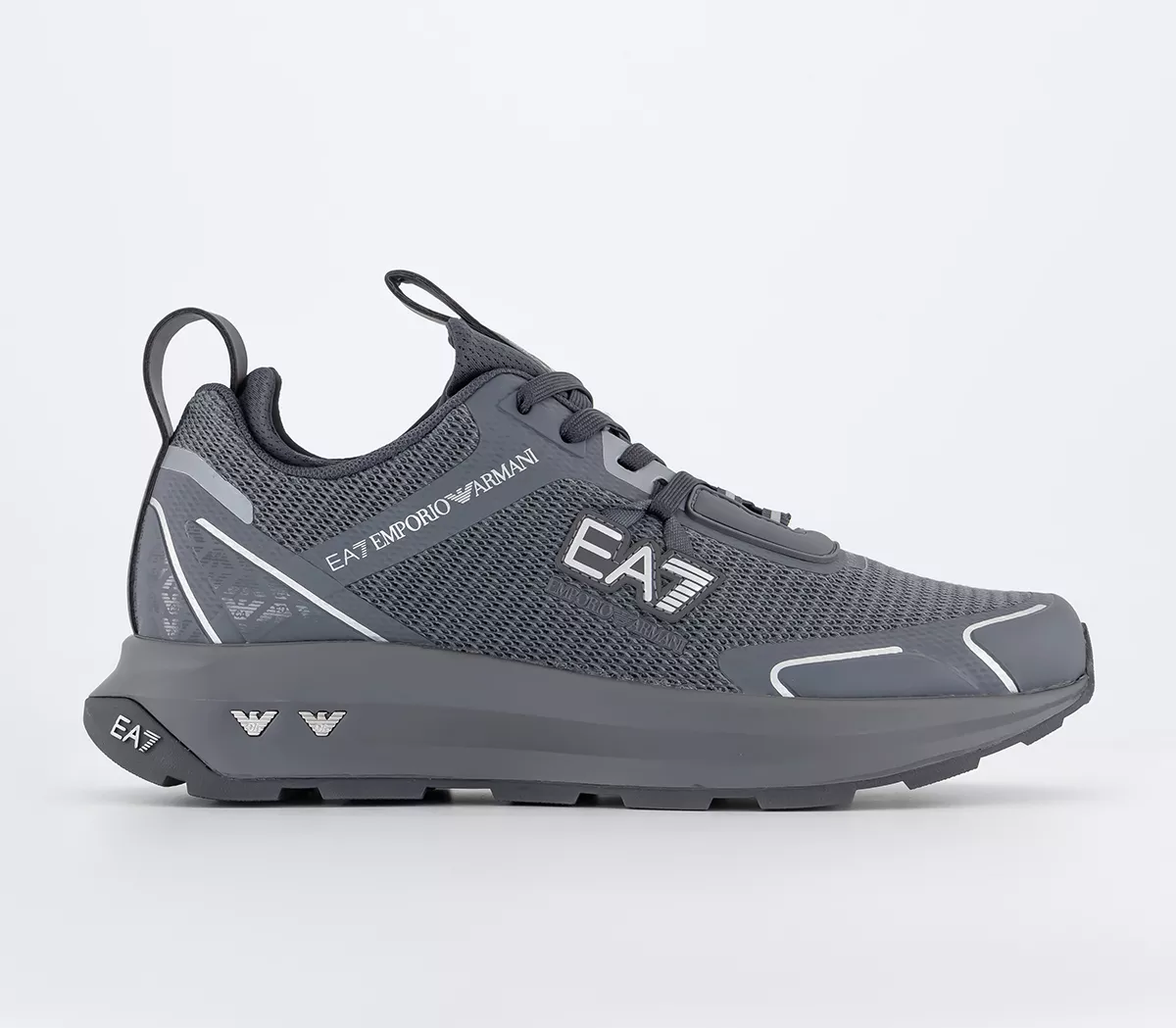 EA7 Emporio Armani EA7 Altura Trainers  Triple Iron Gater Silver