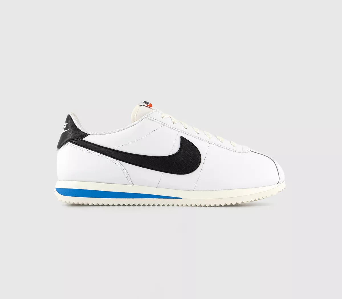 Nike Cortez Trainers White Black Light Photo Blue Sail Team Orange