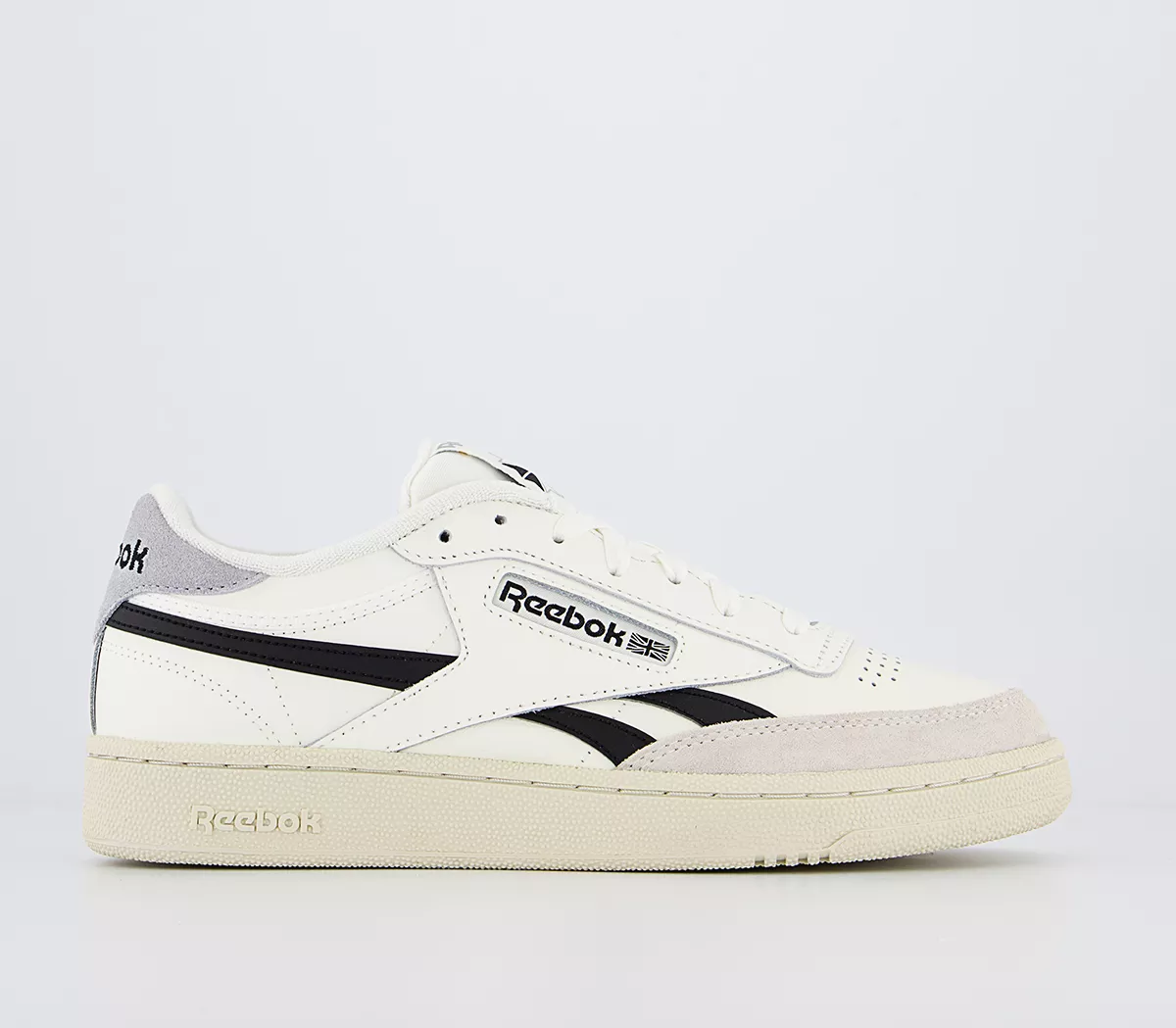 Reebok Club C Revenge Trainers Chalk Core Black Grey