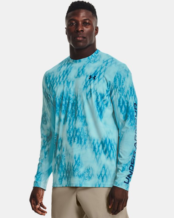 Men's UA Iso-Chill Shorebreak Camo Long Sleeve