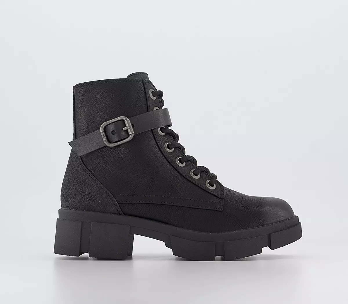 Blowfish Malibu Marsh Lace Buckle Boots Black