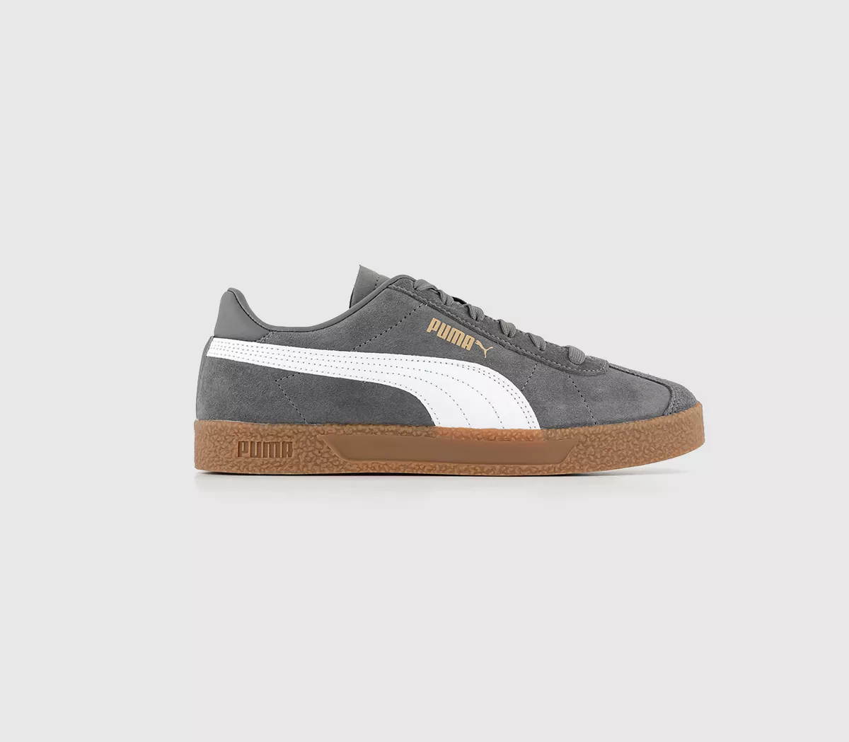 Puma Puma Club Trainers Cool Dark Grey White Gold