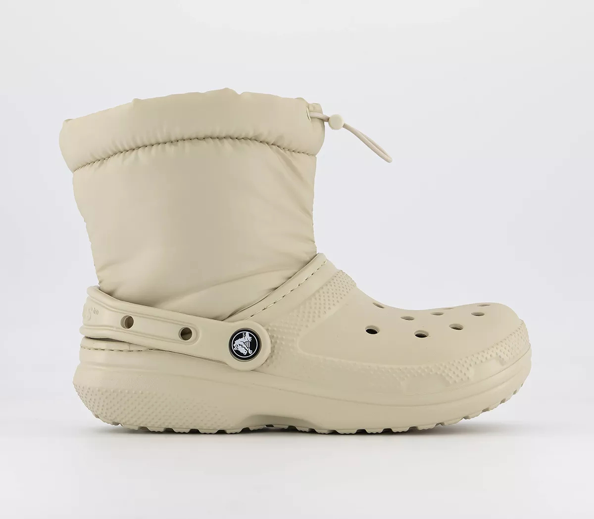 Crocs Classic Lined Neo Puff Boots Bone