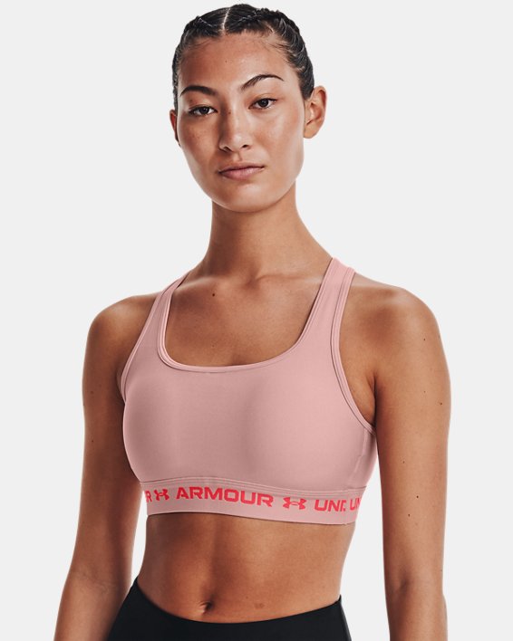 Women's Armour Mid Crossback Heather Sports Bra