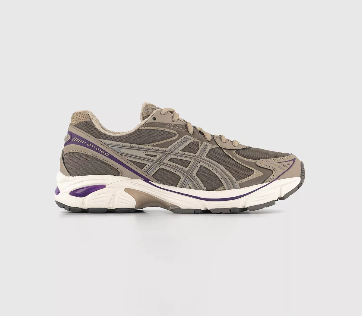 Asics GT-2160 Trainers  Dark Taupe Taupe Grey