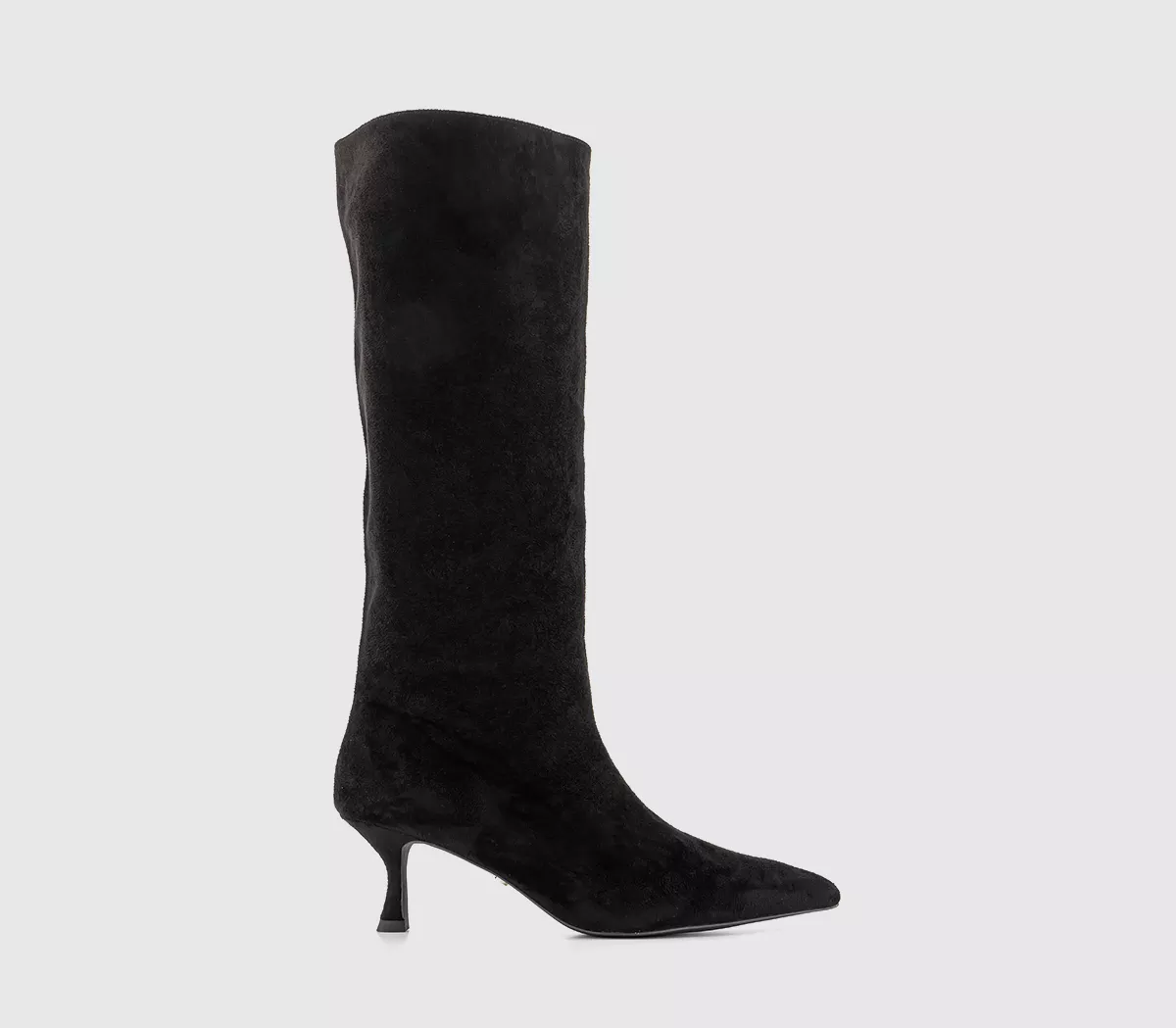 OFFICE Kat Kitten Heel Knee Boots Black