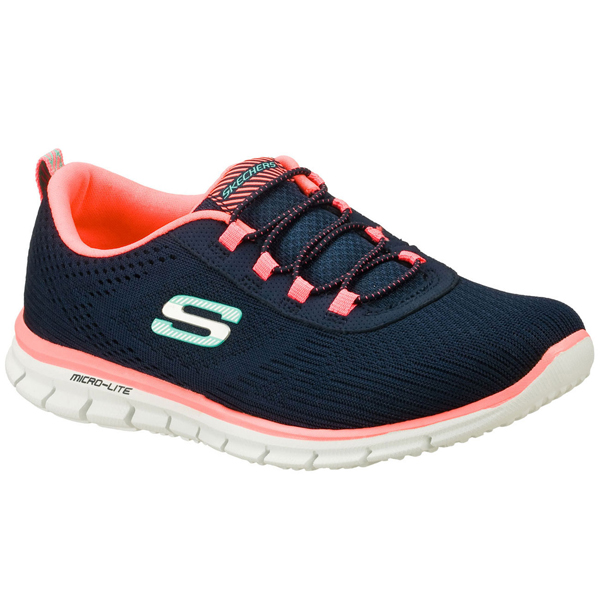 Skechers Women Glider - Game Maker Navy/Coral